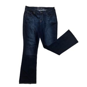 OLD NAVY ~ Women's Deep Indigo Wash Boot Cut Curvy Stretch Jeans size 12R
